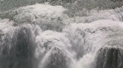 Lower Lewis Falls 07 Stock Footage 7704954