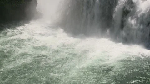 Lower Lewis Falls 09 Stock Footage 7709645