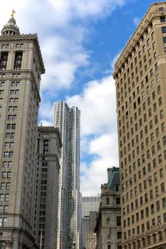 Lower Manhattan Architecture Stock Photos