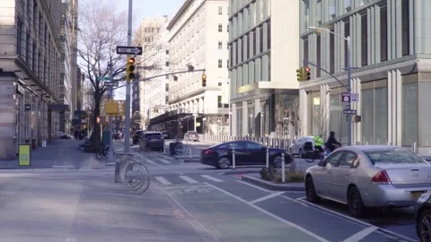 Lower Manhattan - Hudson and Spring Intersection Vídeo Stock 296674833