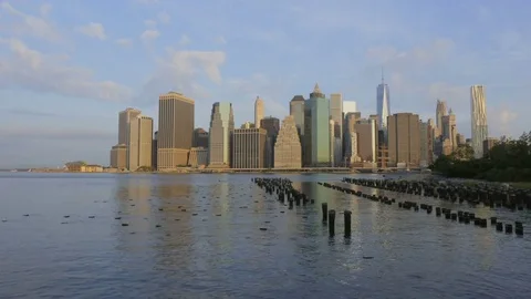 Lower Manhattan, NYC skyline. 動画素材 73334272