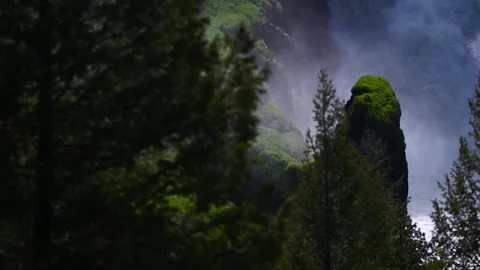Lower Mesa Falls in eastern Idaho Stock Footage 199711704