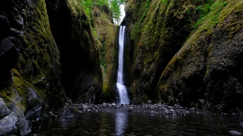 Lower Oneonta Falls, Columbia River Gorge National Scenic Area, Oregon 스톡 동영상 79424882