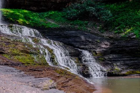 Lower Piney Falls Stock-Fotos