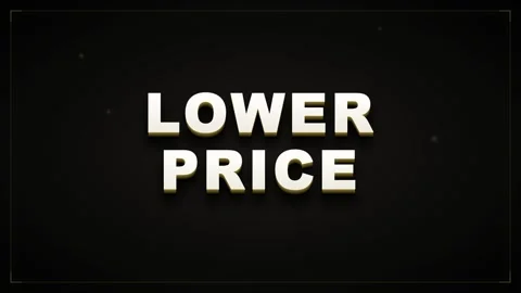 Lower price 3 d typography motion for sales, marketing, and e-commerce prom.. Stock Footage 337564156