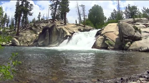 Lower Rainbow Falls Stock Footage 64928807