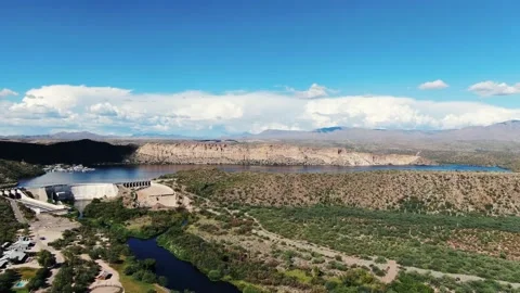 Lower Salt River, Mountains, And More! Video stock 219691670