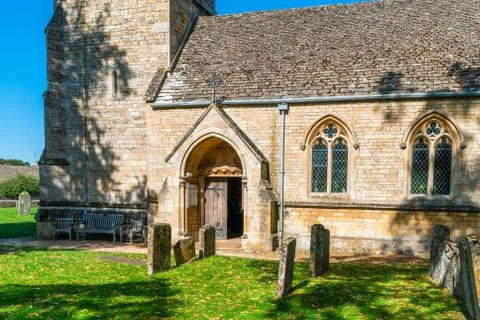 Lower Slaughter, UK Stock Photos