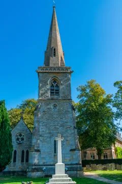 Lower Slaughter, UK Stock Photos