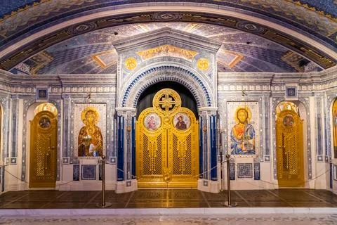 The Lower Temple of the Main Temple of the Armed Forces of the Russia. Stock Photos
