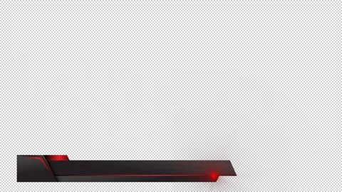 Lower Third 03 RGB+Alpha Stock Footage 270678177