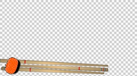 Lower Third 04 Maki Eggs Sushi Japan Stock Footage 55316876