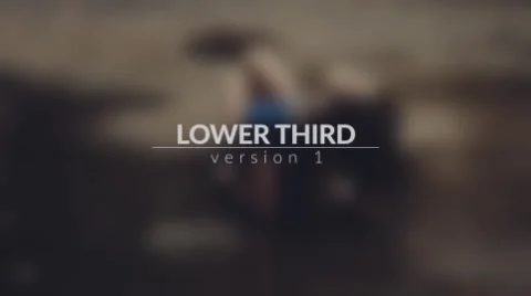 Lower Third 3 Pack - 3d Elegant Simple Text Lines Minimal Modern Lower ...