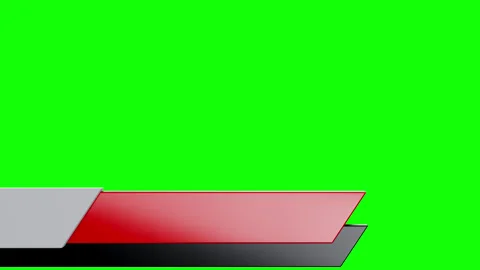 Lower third 3d animation header bars Stock Footage 323804915
