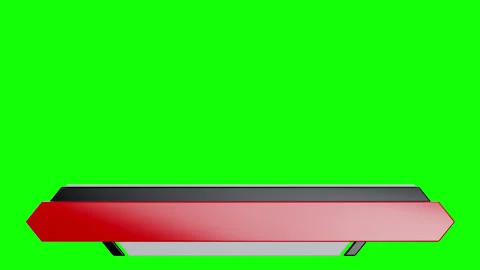 Lower third 3d animation header bars Stock Footage 323805218