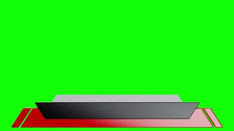 Lower third 3d animation header bars Stock Footage 323805323