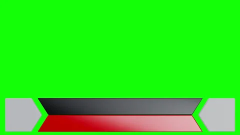 Lower third 3d animation header bars Stock Footage 323805446