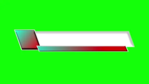 Lower third 3d greensceen animated background name video footage editable b.. Stock Footage 253884932