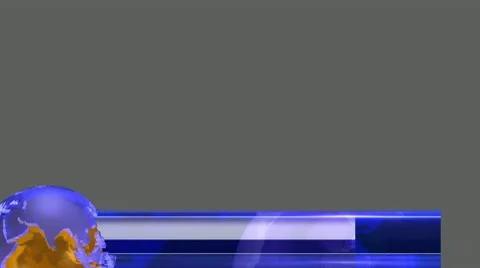 Lower Third 6_Blue Globe Video stock 10749572