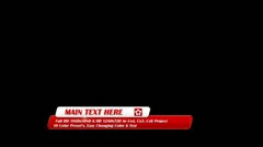 Lower Third Stock After Effects
