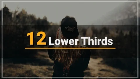 Lower Third Stock After Effects
