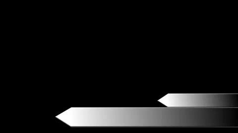 Lower third animation (with alpha) Stock Footage 34732075