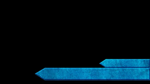 Lower third animation (with alpha) Stock Footage 34744083