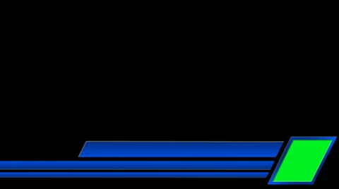 Lower third animation (with alpha) Stock Footage 34982017