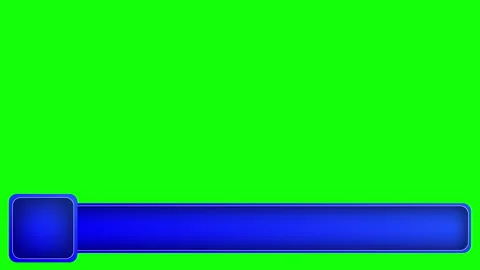 Lower third animation with rounded rectangles featuring 3D shaded insets Stock Footage 314799419