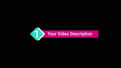 Lower Third Animation. Space available for numbering and text. Stock Footage 207116167