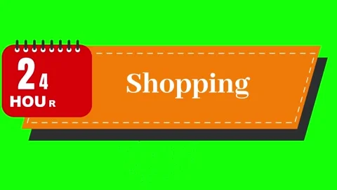 Lower Third Banner with Calendar Icon on Green Screen Background 库存影片 343908458