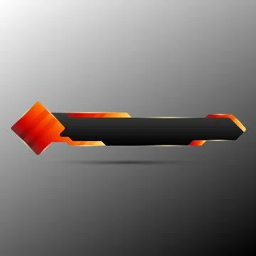 Lower third banner for live breaking news and live video streaming title Stock Illustration