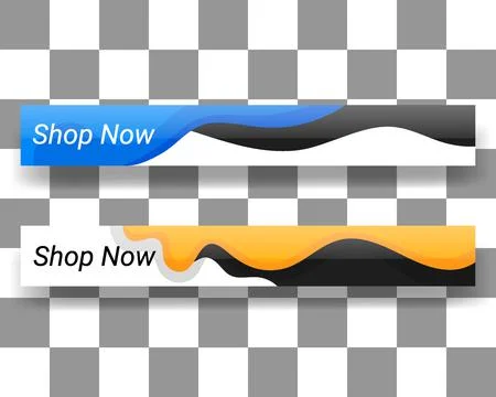 Lower third banner template user interface shop now notification 스톡 일러스트