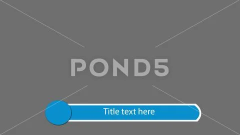 Lower third Blue and white PSD-Vorlage