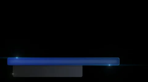 Lower third - blue Video stock 9650672