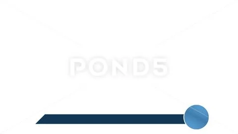 Lower third blue with logo template PSD-Vorlage