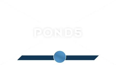 Lower third blue with logo template PSD-Vorlage