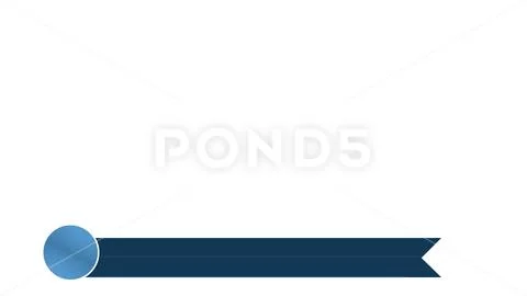 Lower third blue with logo template PSD Template