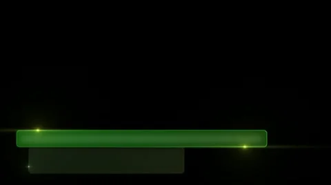 Lower third - green Video stock 9651156