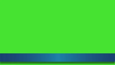 Lower third  with green screen Stock Footage 307419469