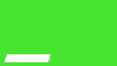 Lower third  with green screen Stock Footage 307419480