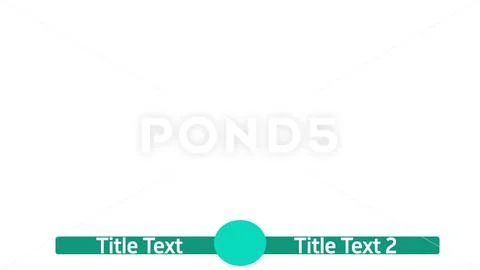 Lower third light blue two text options PSD-Vorlage