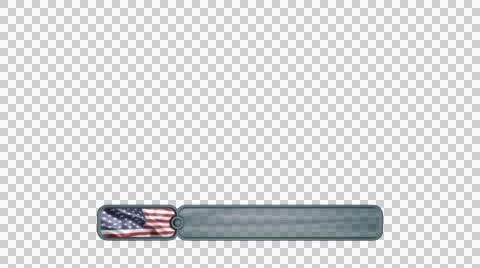 Lower Third with National Flags 1 Stock Footage 49293262