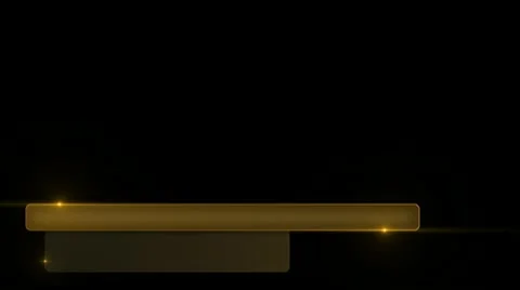 Lower third - orange Video stock 9652252