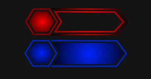 Lower third pack abstract illustration in high resolution. Designed cool lo.. Ilustración de archivo
