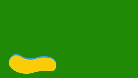 The lower third, paint two colors Stock Footage 240600769