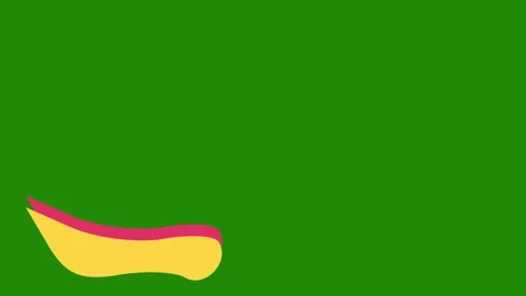 The lower third paint two colors Video stock 240600779