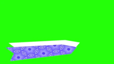 Lower third purple and white layer with green background Stock Footage 221380650