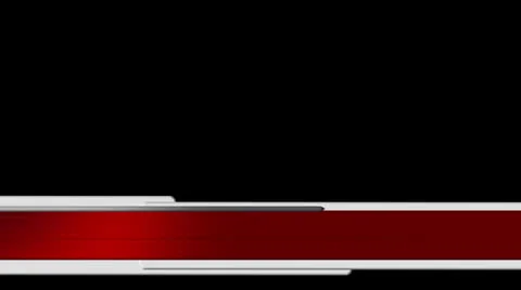Lower-third-red HD 動画素材 25457357