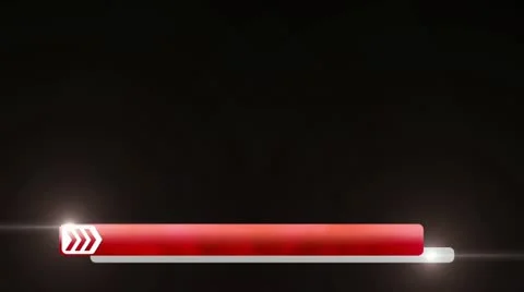 Lower third red+alpha Stock Footage 10913240